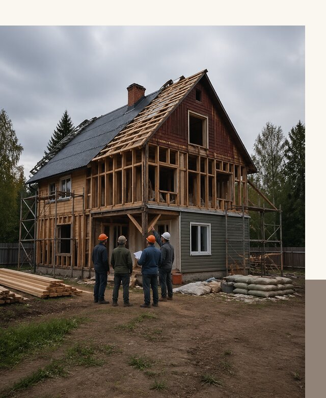 Реконструкция дачного дома в Чистополе под ключ с проектом