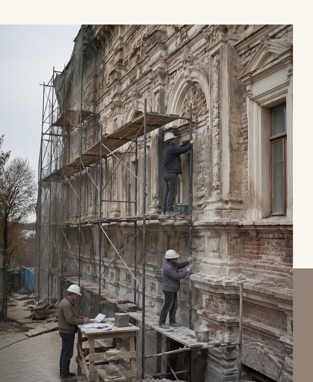 Реставрация объектов культурного наследия под ключ в Чистополе