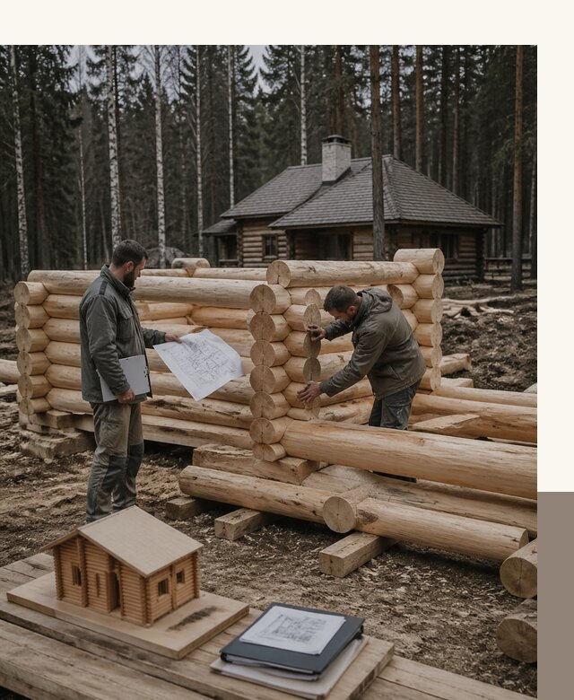 Проектирование и строительство домов из бревна в Чистополе